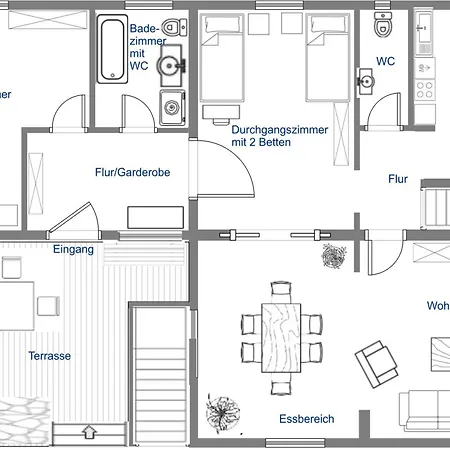 Liawa314 Mit Terrasse In Zirndorf-lind - Naehe Playmobil Funpark Und Nuernberg Apartment Zirndorf